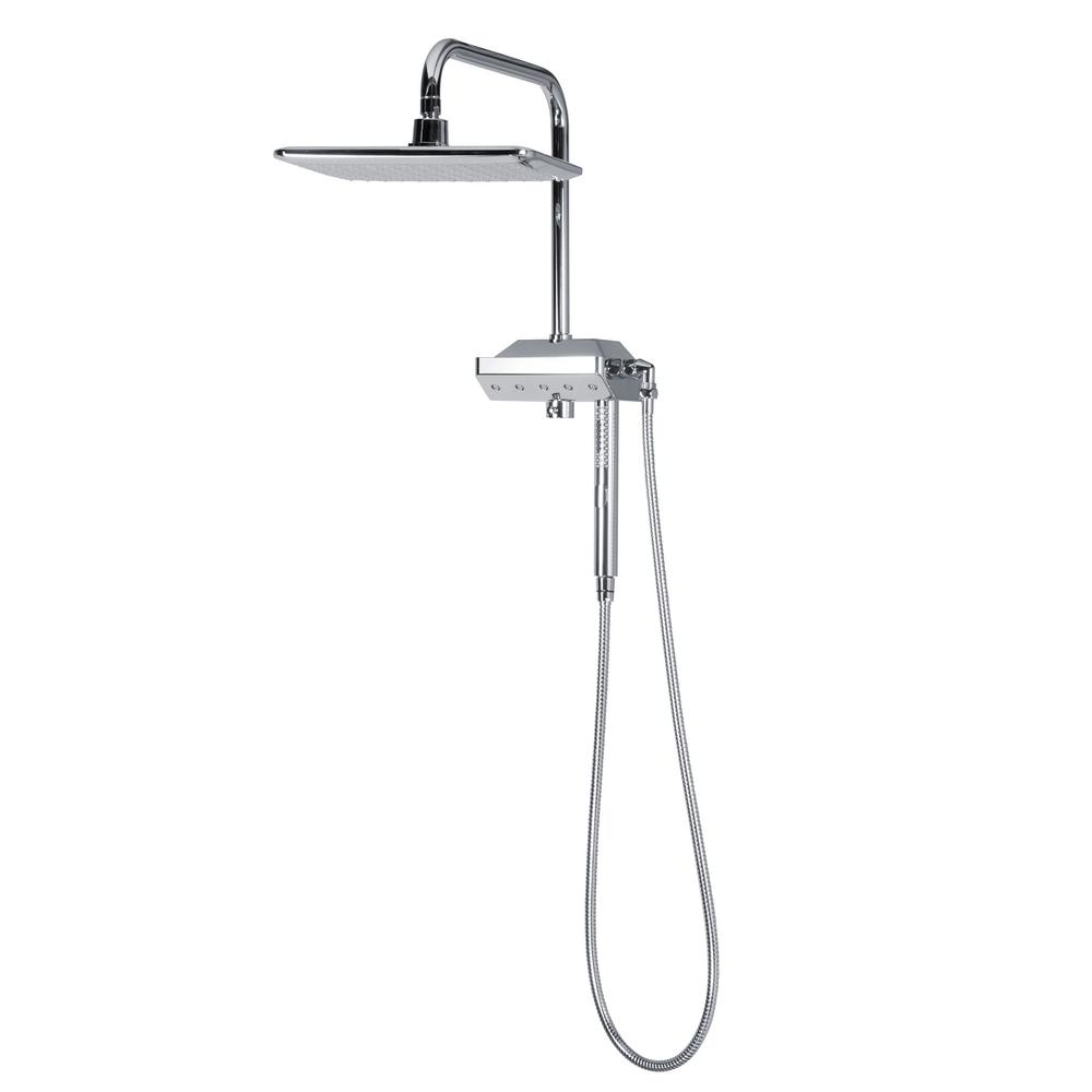 Pulse Showerspas 5 Spray 12 In Dual Shower Head And Handheld Pulse Showerspas 5 Spray 12 In Dual