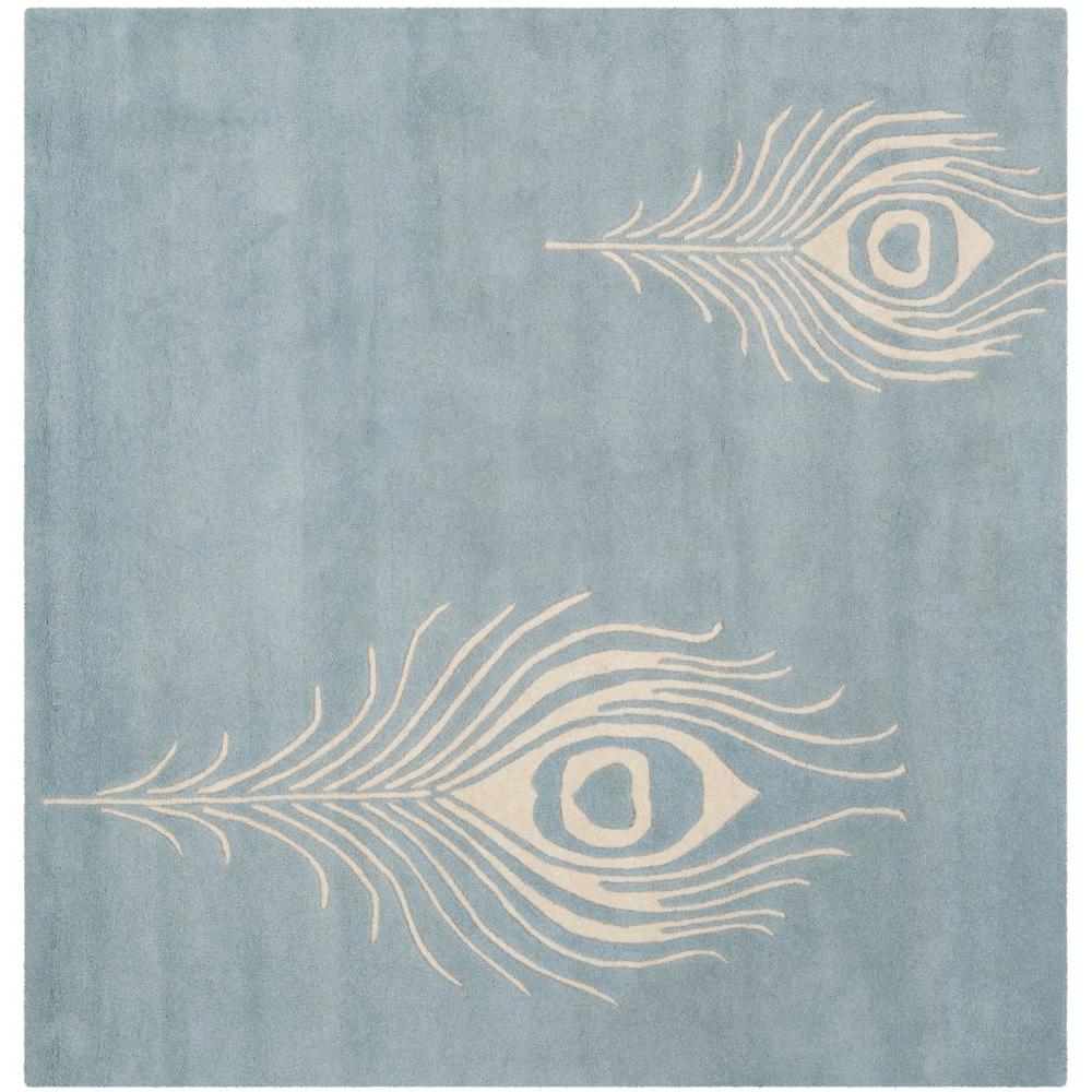 Safavieh Soho Ivory Grey 8 Ft X Square Area Rug Soh840a 8sq Soho Light Blue Ivory 8 Ft X Square Area Rug