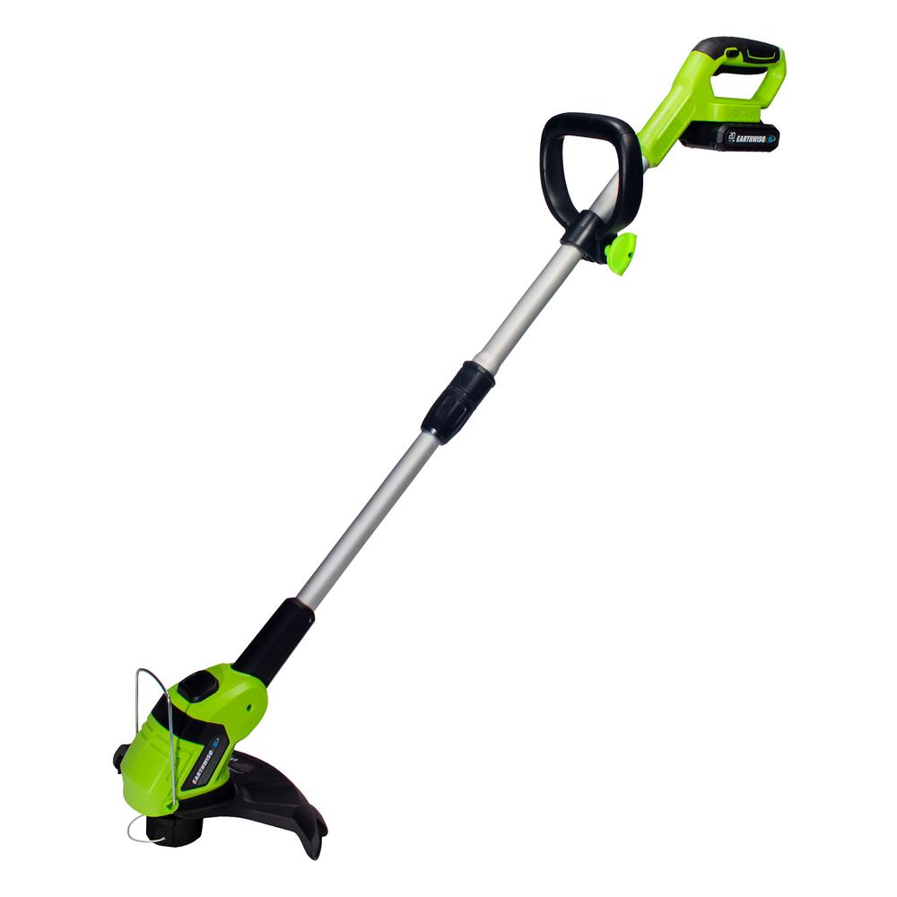 Earthwise 20 in. 20Volt LithiumIon Cordless Pole Hedge Trimmer 2 Ah
