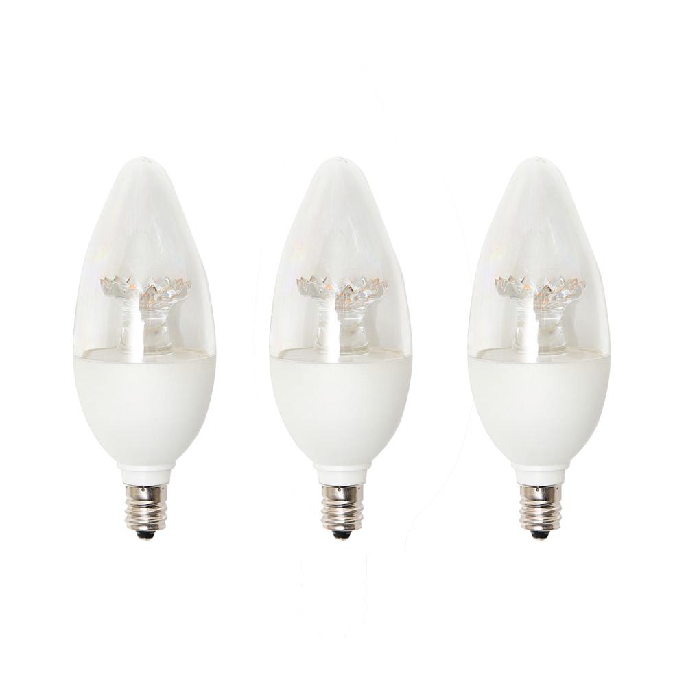 EcoSmart 40-Watt Equivalent B11 Dimmable Energy Star LED Light Bulb ...