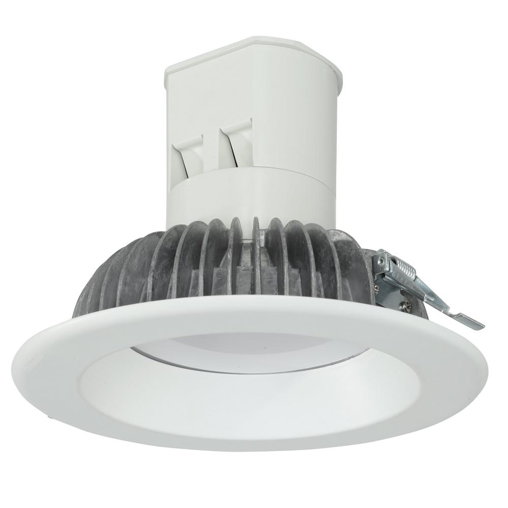 Envirolite Easy Up With Magnetic Trim 6 In White Integrated Led