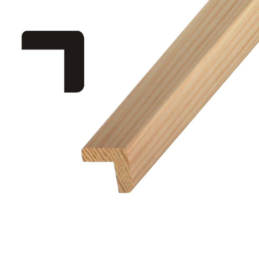 8 ft. x 3/4 in. x 1/2 in. PVC FRP Outside Corner Moulding99400NL The
