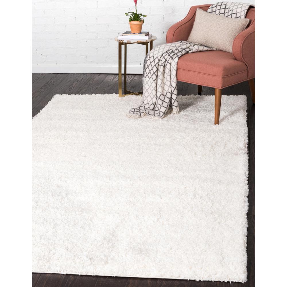Unique Loom Solid Shag Snow White 9 Ft X 12 Ft Area Rug 3127919 The Home Depot - imagessafavieh shag white contemporary round rug roblox
