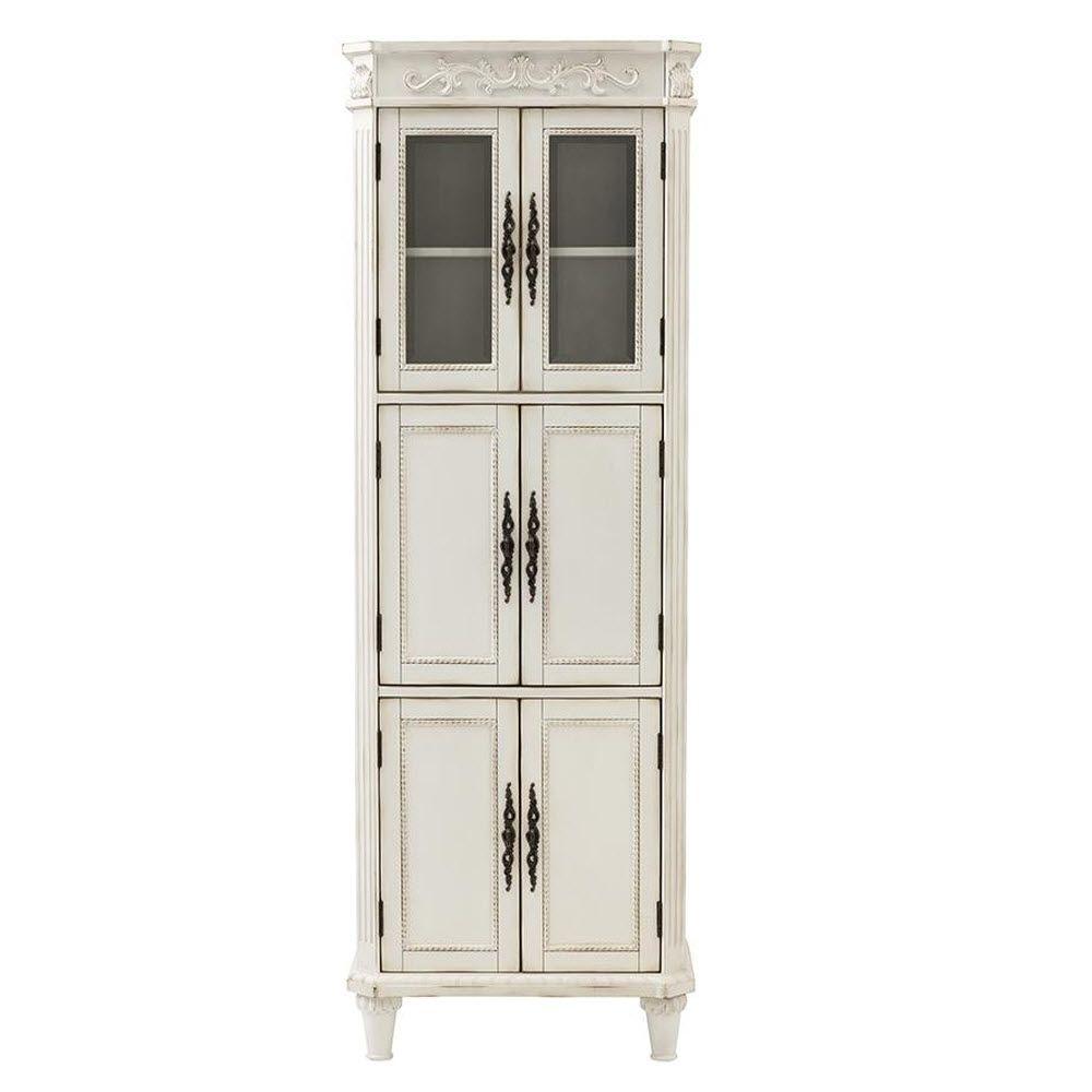 Tall Corner Linen Cabinet | Wooden Cabinets Vintage