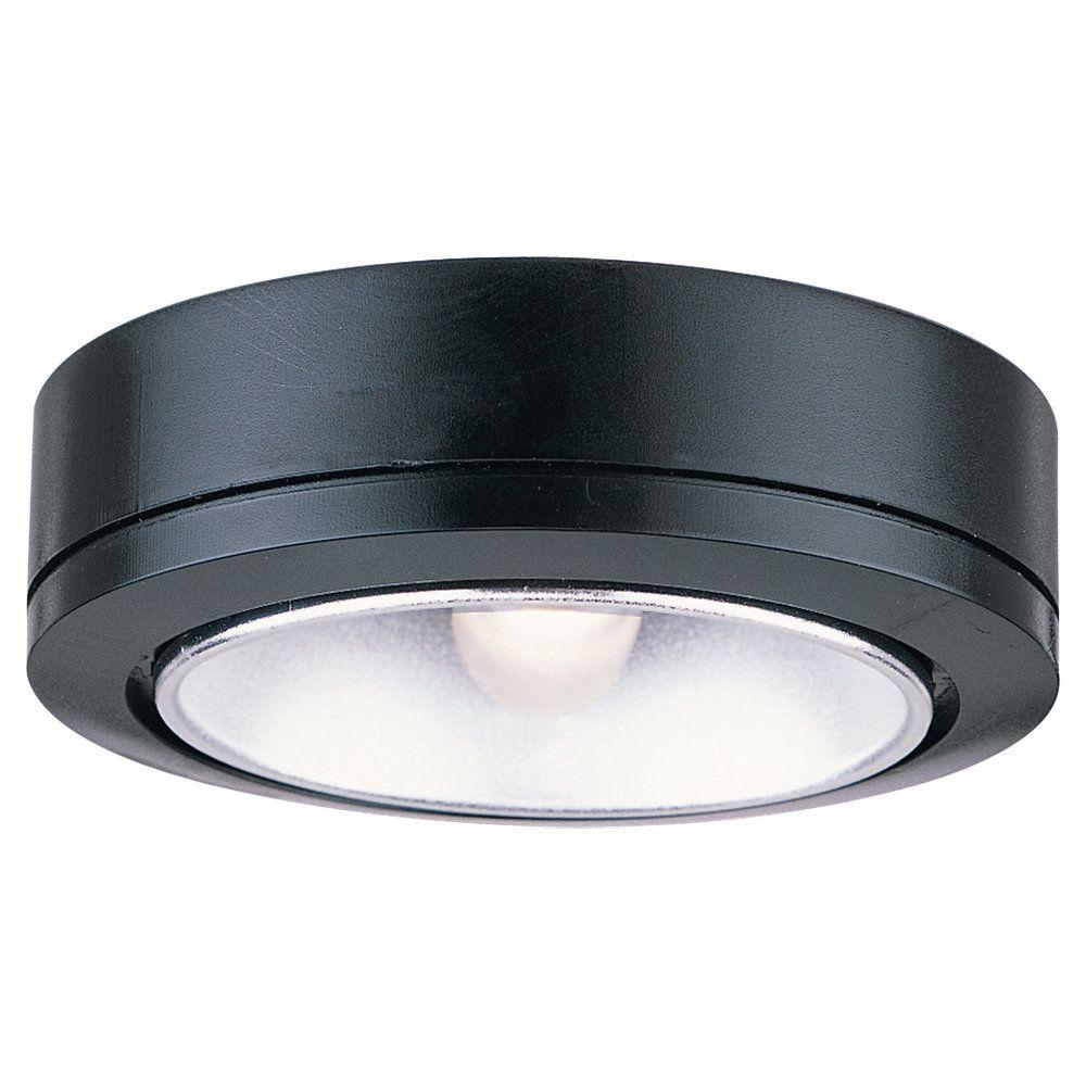 Sea Gull Lighting Ambiance Black Xenon 40 Degree Task Disk Light Sea Gull Lighting Ambiance Black Xenon