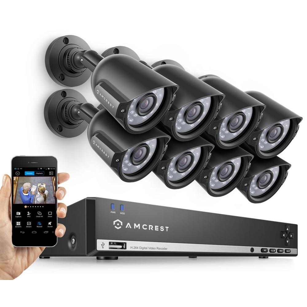 amcrest 960h 16 channel 1tb dvr video surveillance security kit with 8 x 800tvl bullet - Home Video Security Systems amcrest 960h 16 channel 1tb dvr video surveillance security kit with 8 x 800tvl bullet - Home Video Security Systems