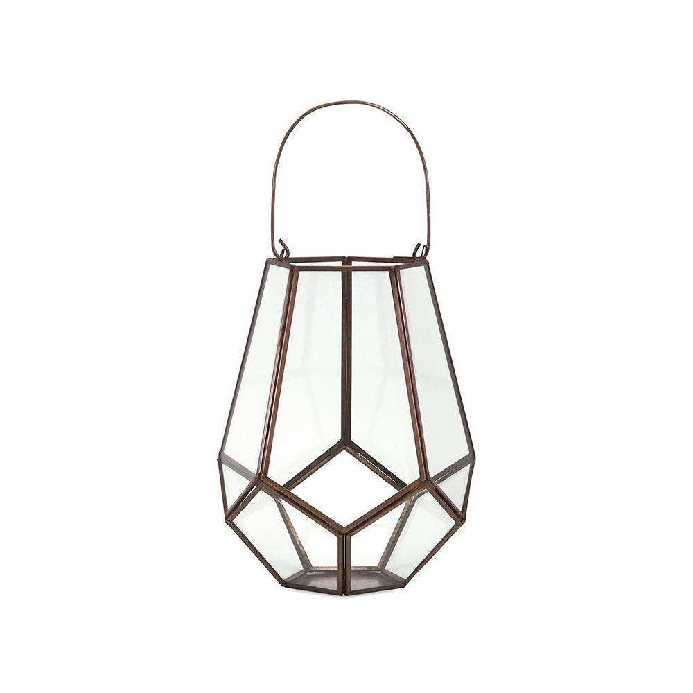 IMAX Downing 8 in. x 12 in. Iron Terrarium60335 The Home Depot