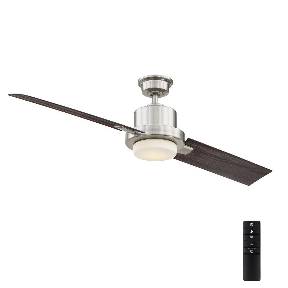 2 Blades Reversible Motor Angled, Ceiling Fan With Two Fans