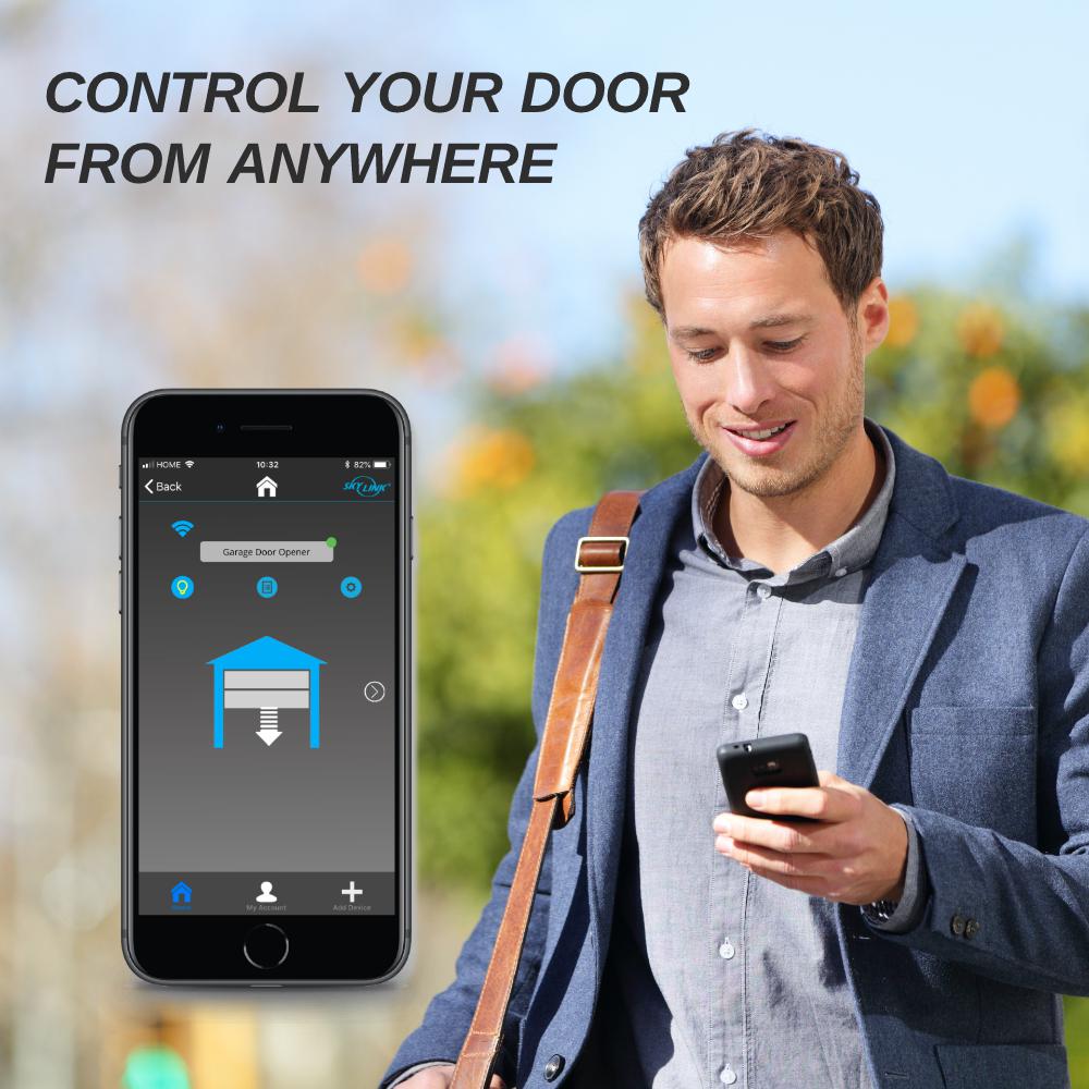Smartphone Controlled Wifi Garage Door Opener Dandk Organizer