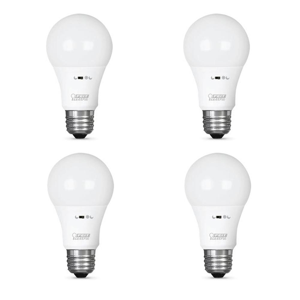 40 Watt Equivalent Soft White 2700k A19 Smart Intellibulb Motion Activated Led Light Bulb 4 Pack