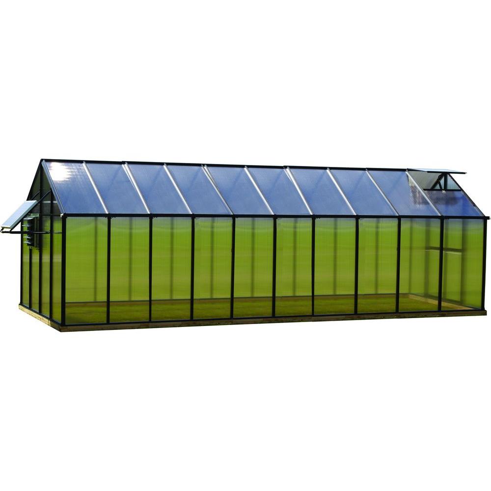 Monticello 8 ft. x 20 ft. Black Mojave Greenhouse For Sale