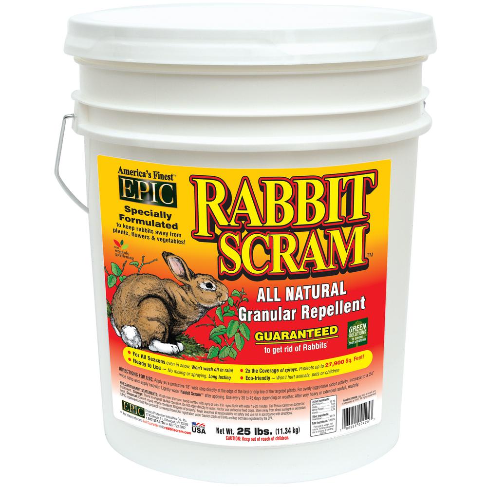 25 lbs. Rabbit Repellent Granular Pail11025 The Home Depot