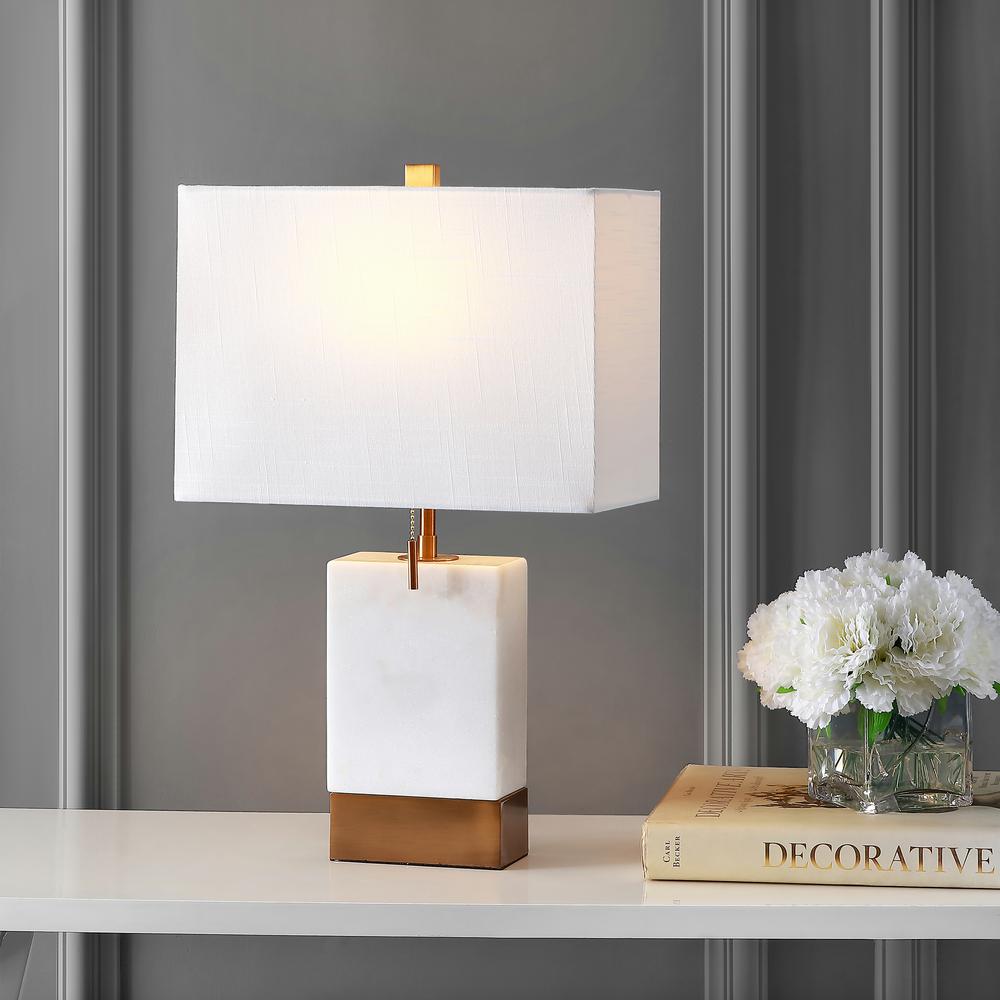 low rectangular table lamp