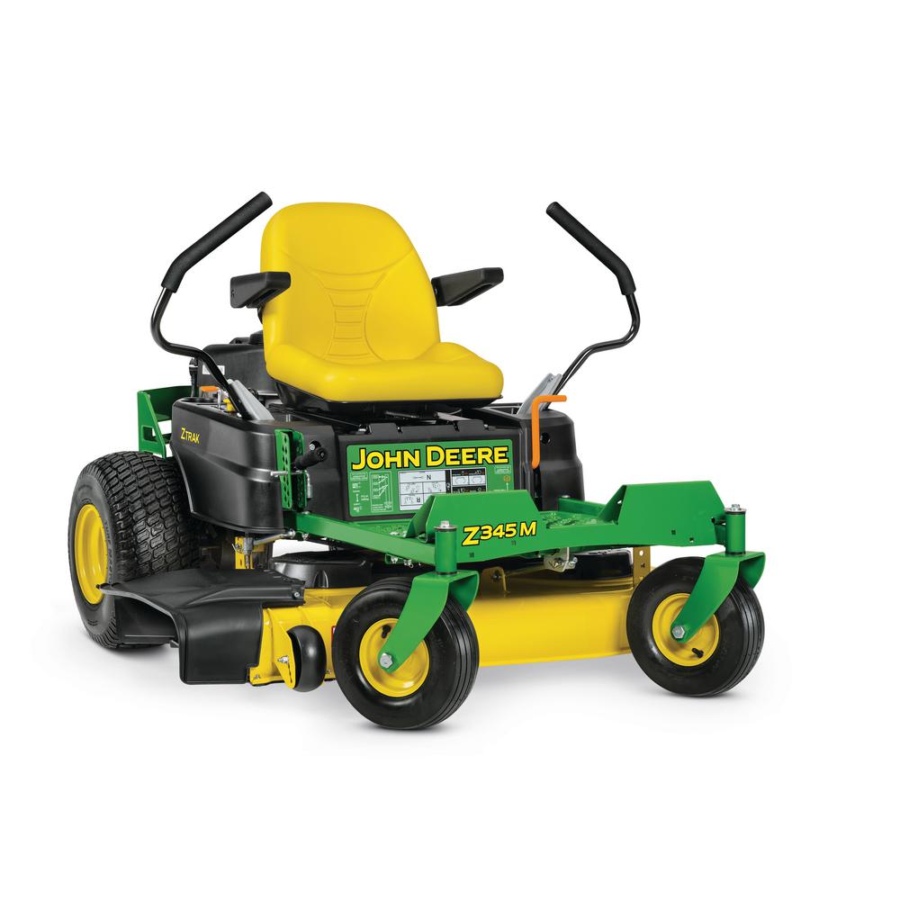 John Deere Z345R 42 in. 22 HP Gas Dual Hydrostatic ZeroTurn Riding MowerBG21041 The Home Depot