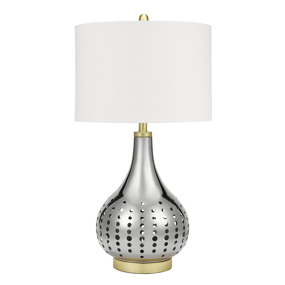 modern brushed nickel table lamps