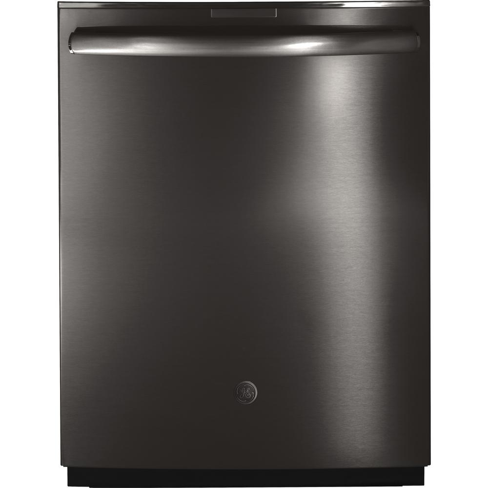 GE Profile Top Control Dishwasher in Black Stainless Steel with Stainless Steel Tub, Fingerprint Resistant, 42 dBA