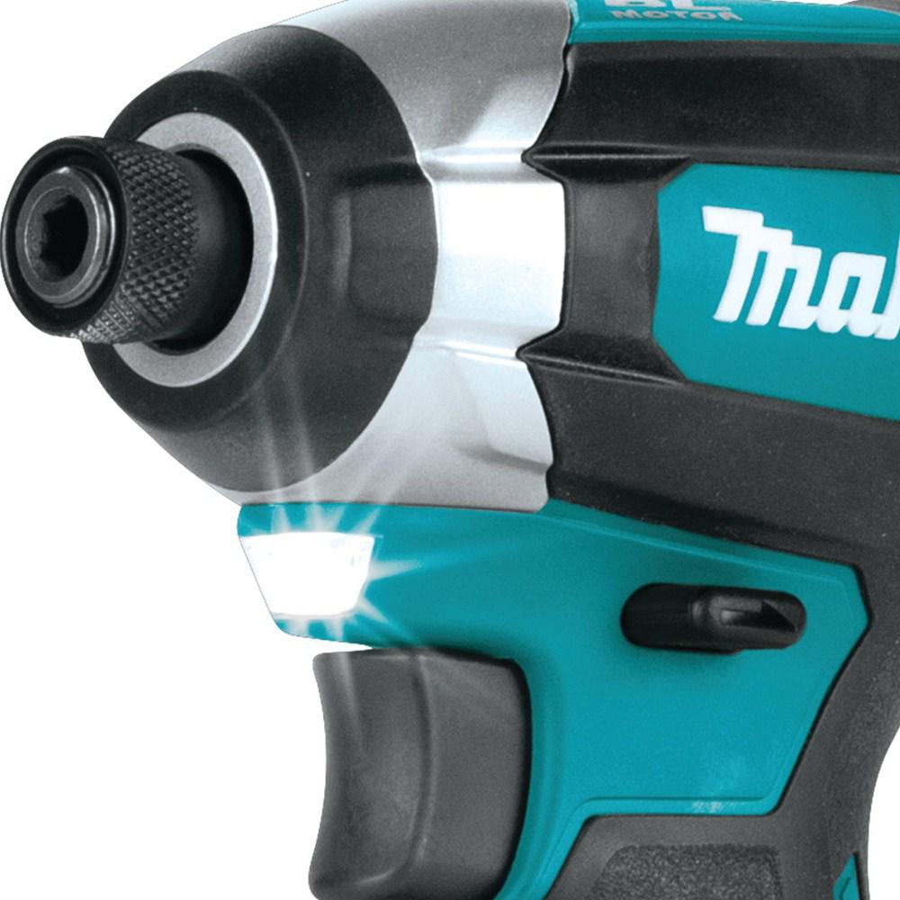 MAKITA Brushless Cordless Impact Driver 1/4 in.18Volt LXT LithiumIon