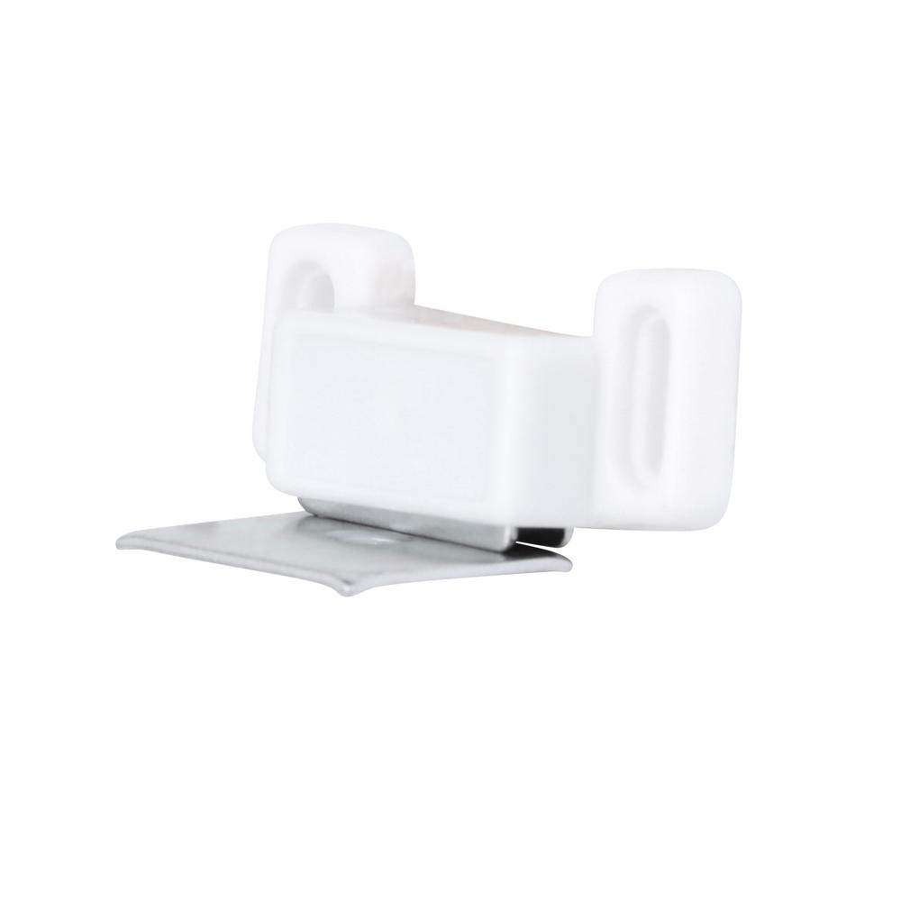 Liberty 2 In White Economy Magnetic Door Catch With Strike