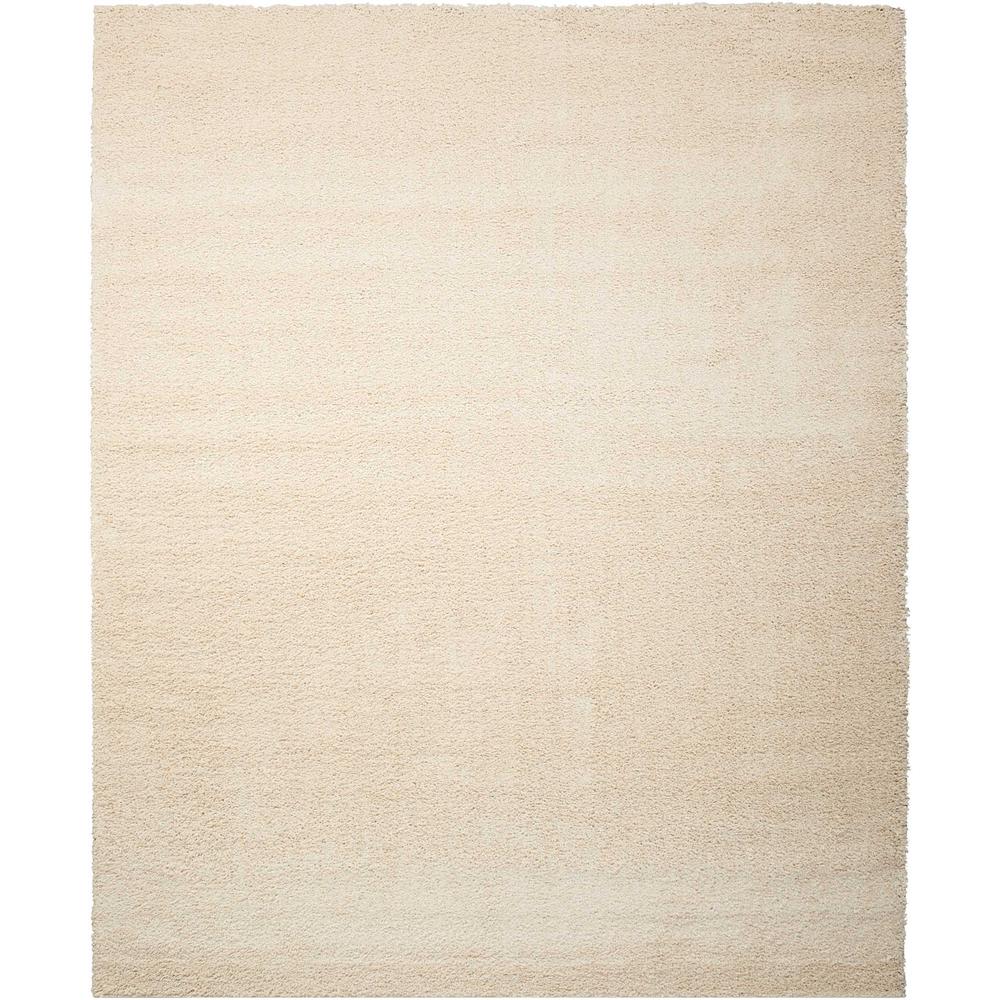Nourison Brisbane Shag Cream 5 ft. x 7 ft. Area Rug201768 The Home Depot