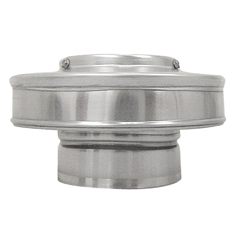 Active Ventilation 4 in. Dia Aluminum Vent Pipe Cap in BlackVPC4BL
