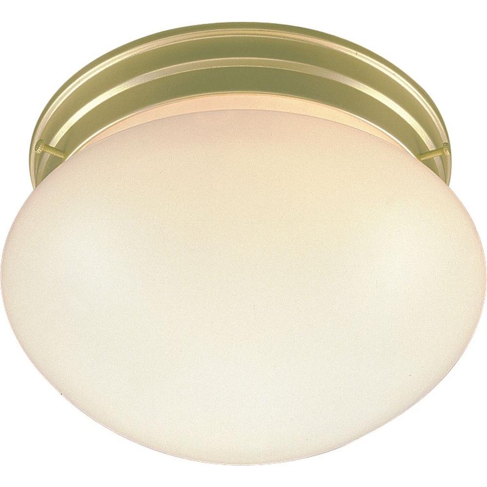 Volume Lighting 2Light Polished Brass Flush Mount V70082 The Home Depot