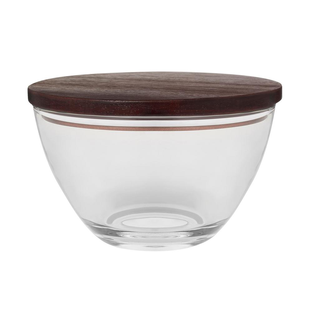 Libbey Urban Story 8 5 In Large Glass Bowl With Lid 92318