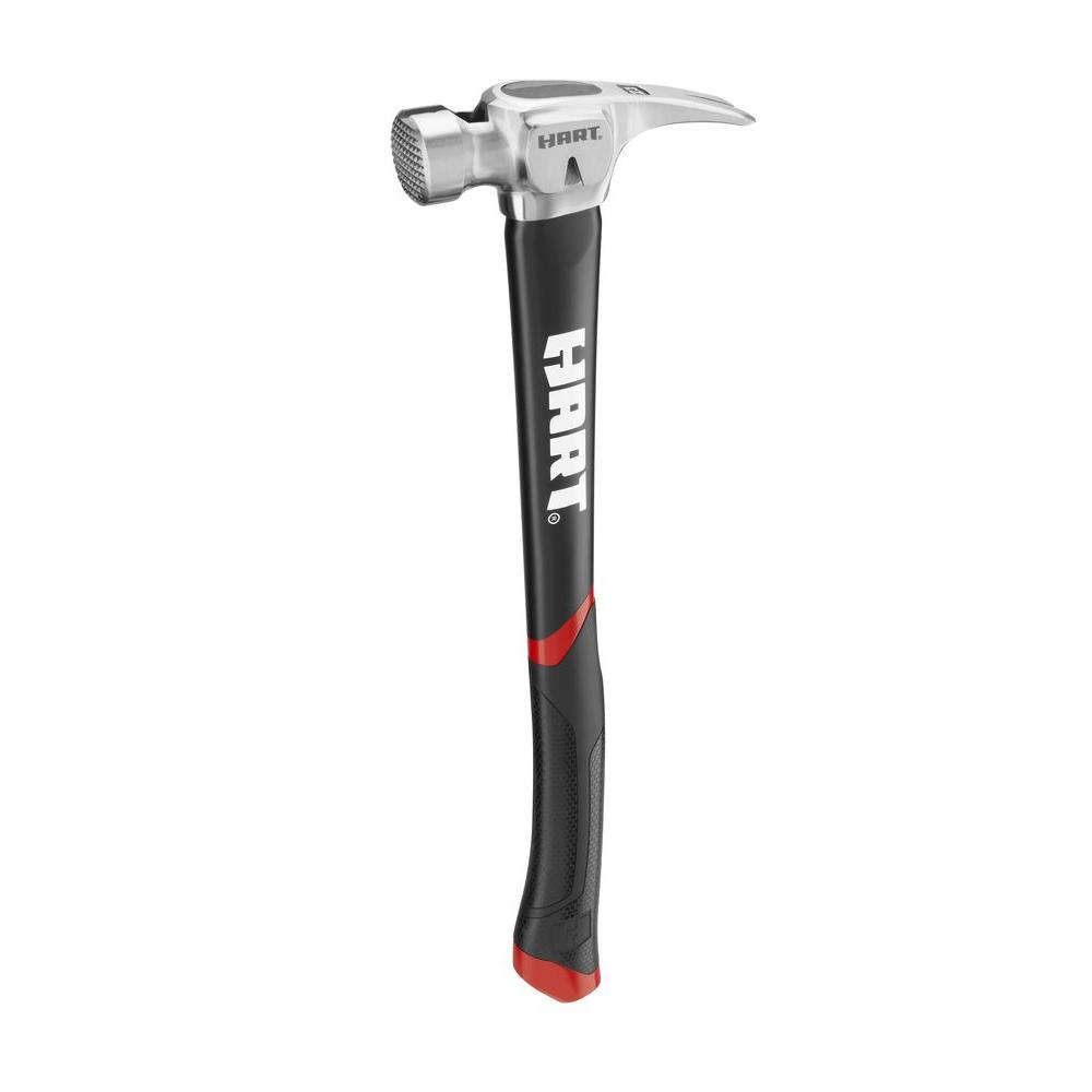 HART 21 oz. Milled Face Steel Framing HammerHH21SCM The Home Depot