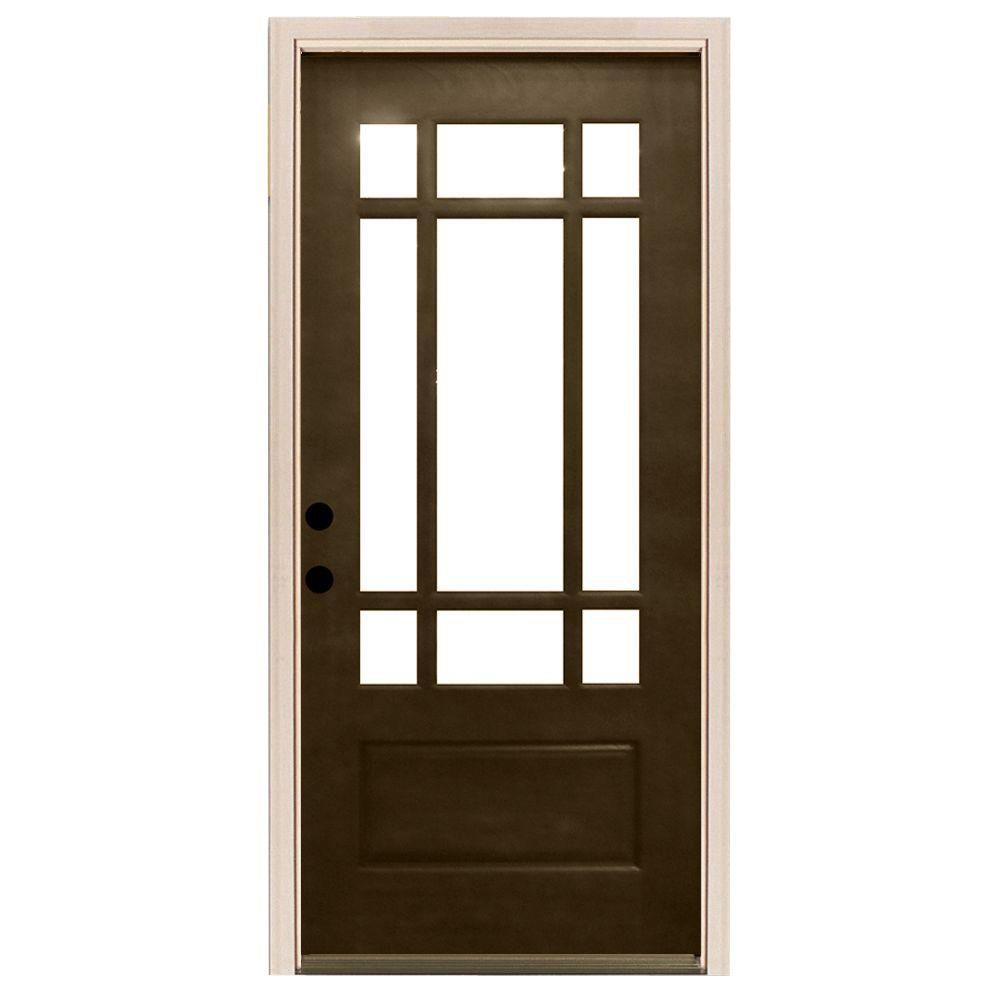 Hickory Wood Doors Front Doors The Home Depot