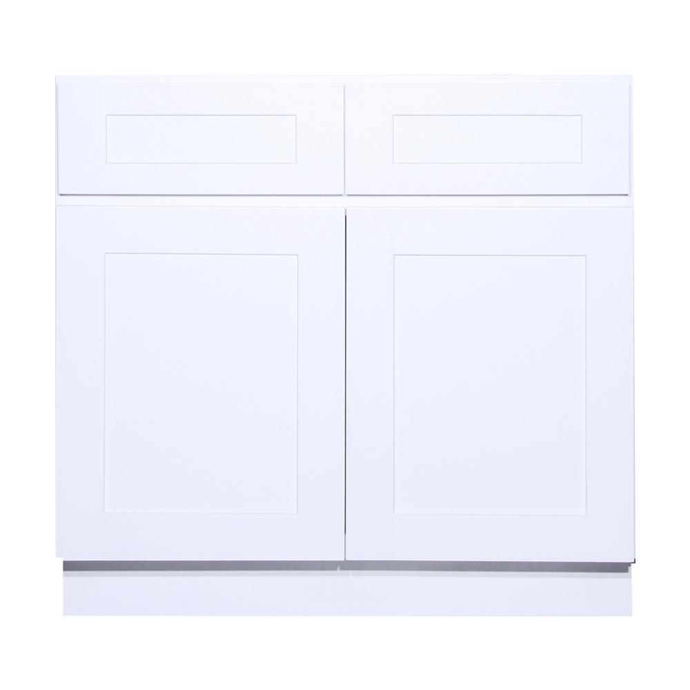 5 Year Limited Warranty Kitchen Cabinets The Home Depot Shaker Ready To Emble 27 In W X 34 5 H 21