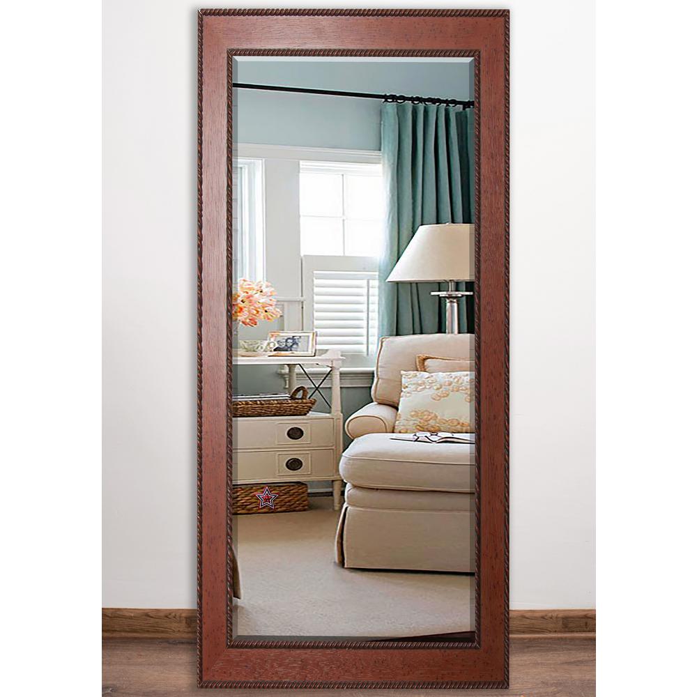 31 In X 72 Western Rope Beveled Full Body Mirror