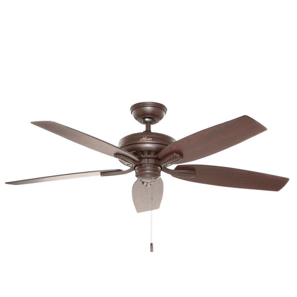 Hunter Newsome 52 In Indoor Outdoor Premier Bronze Ceiling Fan Hunter Newsome 52 In Indoor Outdoor