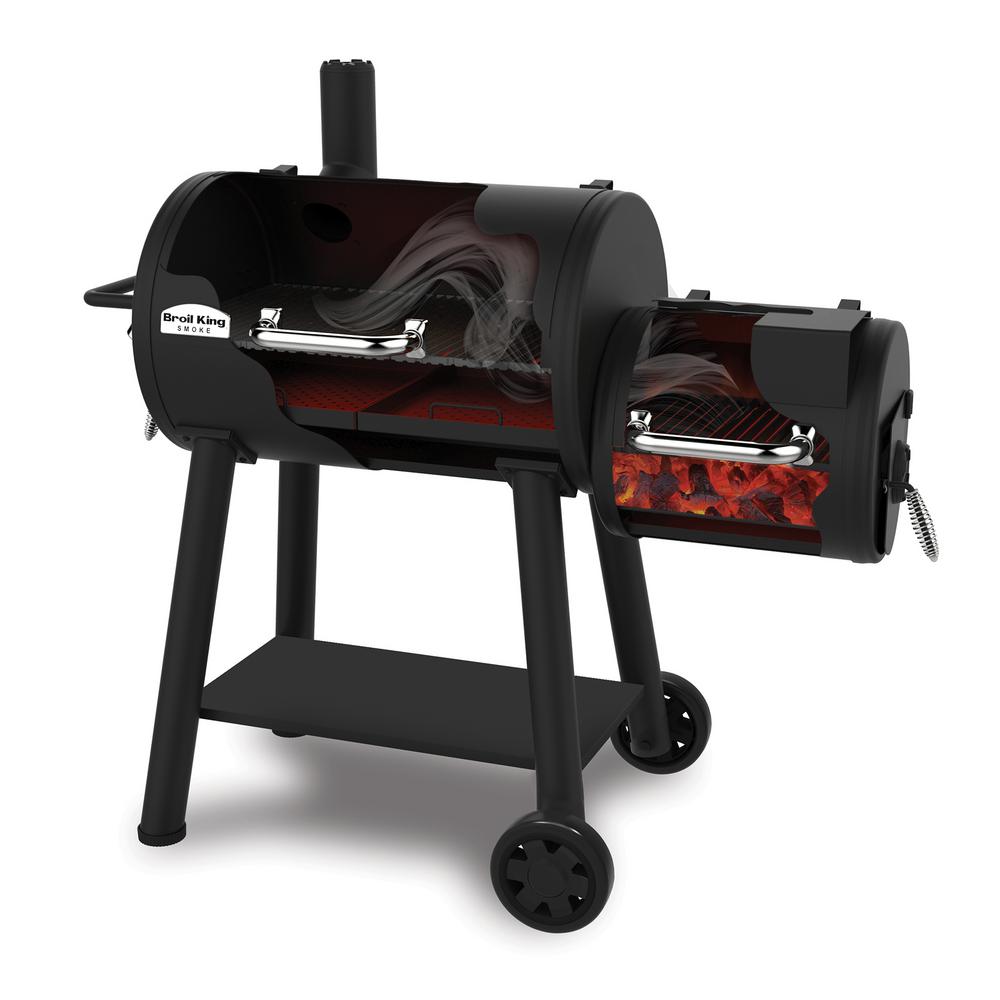 broil king vertical charcoal smoker