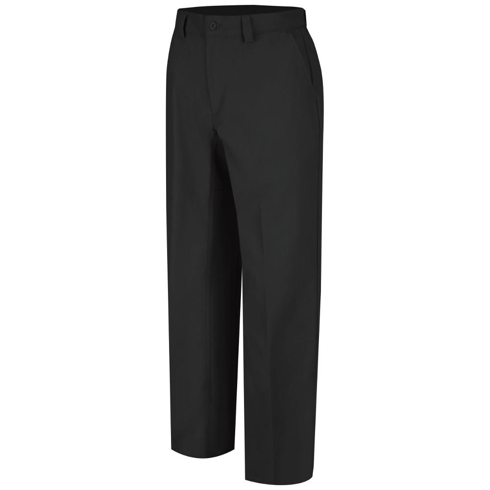 UPC 635062449148 product image for Men's 30 in. x 30 in. Black Plain Front Work Pant | upcitemdb.com