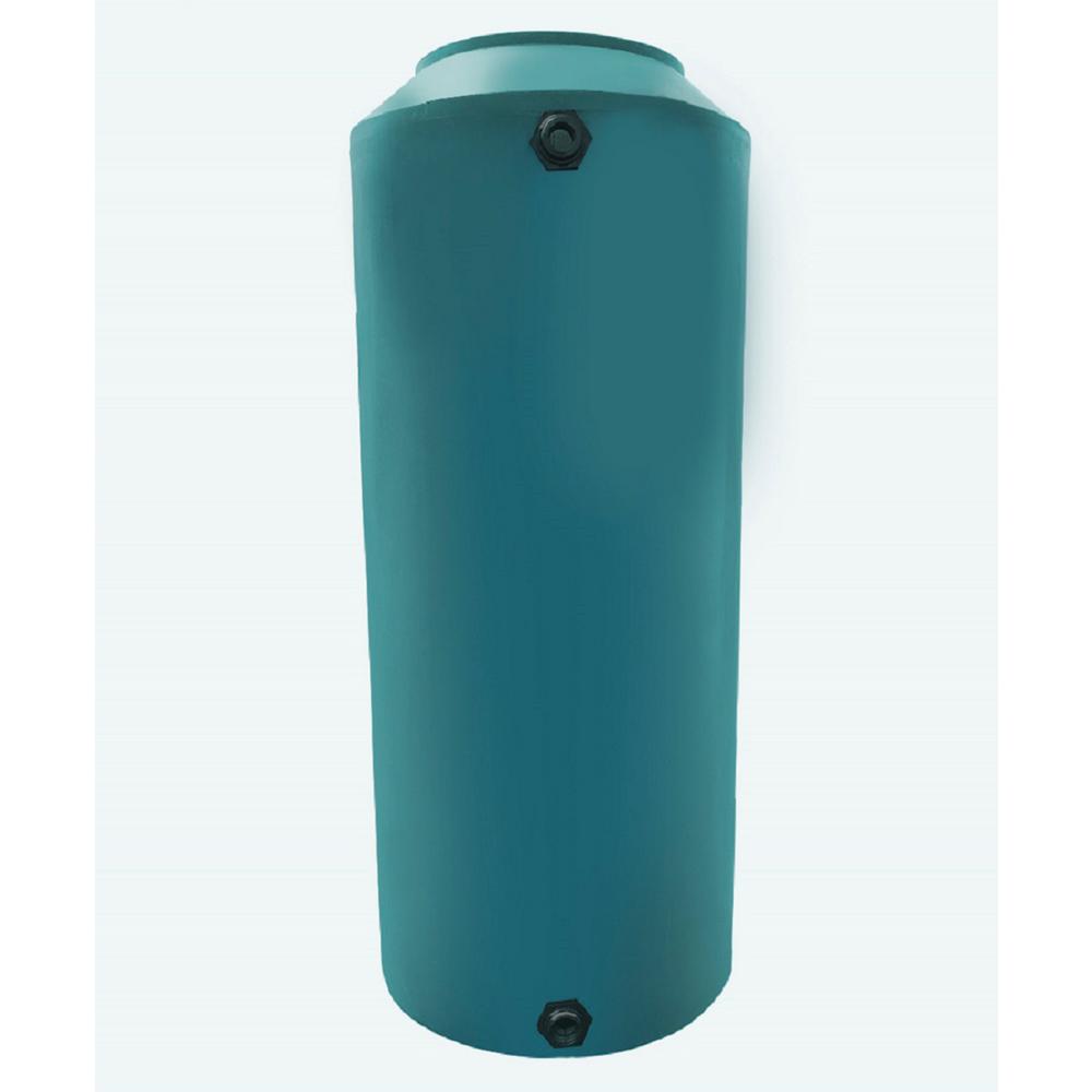 Chem Tainer Industries 160 Gal Green Vertical Water Storage Tank Green Vertical Water Storage Tank