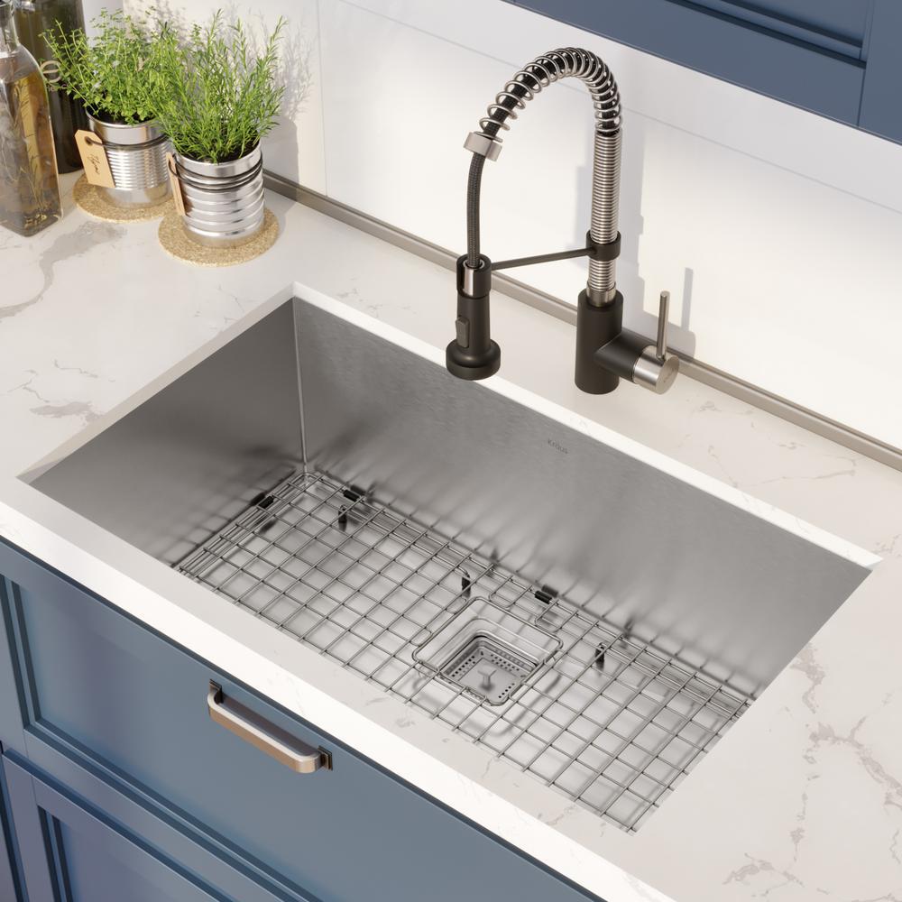 Pax 28 29 Inch Single Bowl All In One Kitchen Sink Sets By Kraus