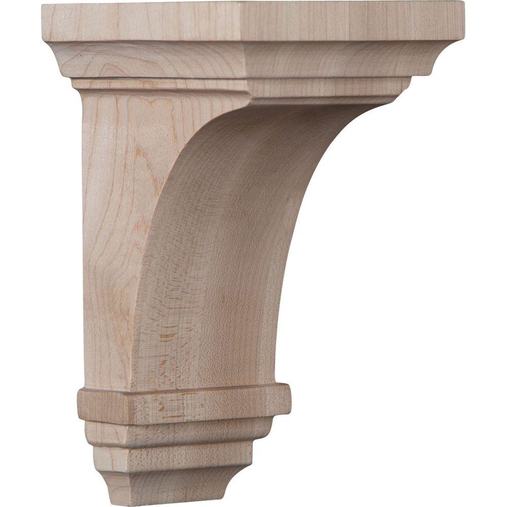 Mini Traditional Wood Corbel Rubberwood
