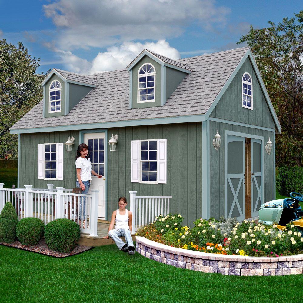 Best Barns Arlington 12 Ft X 20 Ft Wood Storage Shed Kit