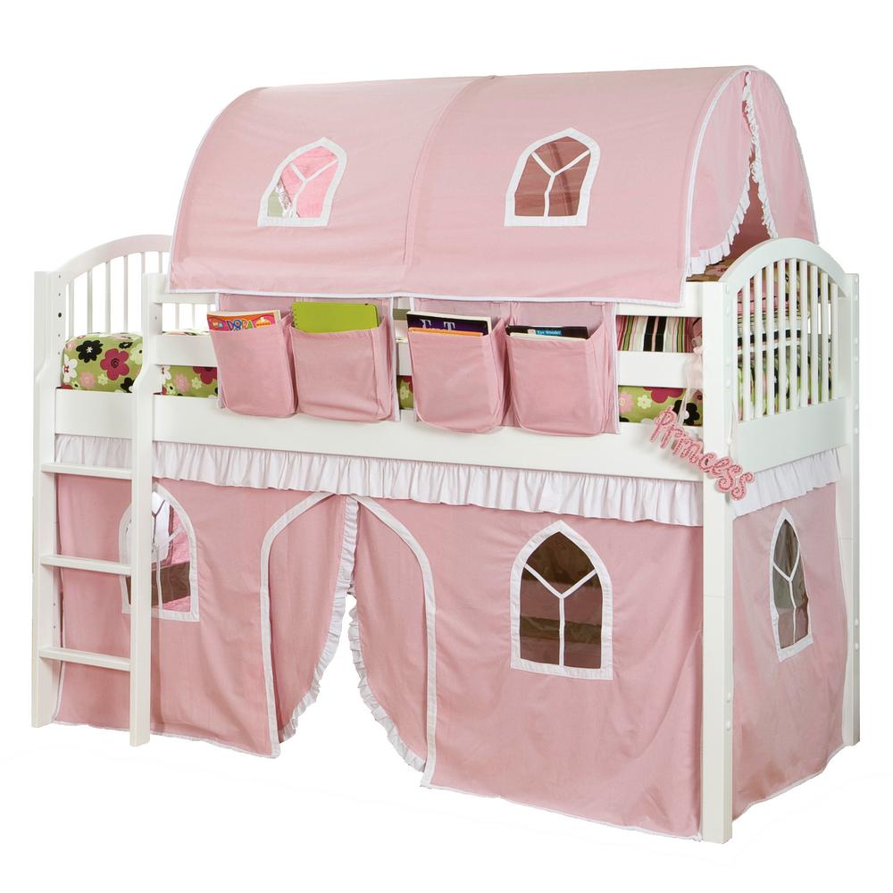 Alaterre Furniture Mansfield Twin Kids Loft BedAJLA01WH The Home Depot