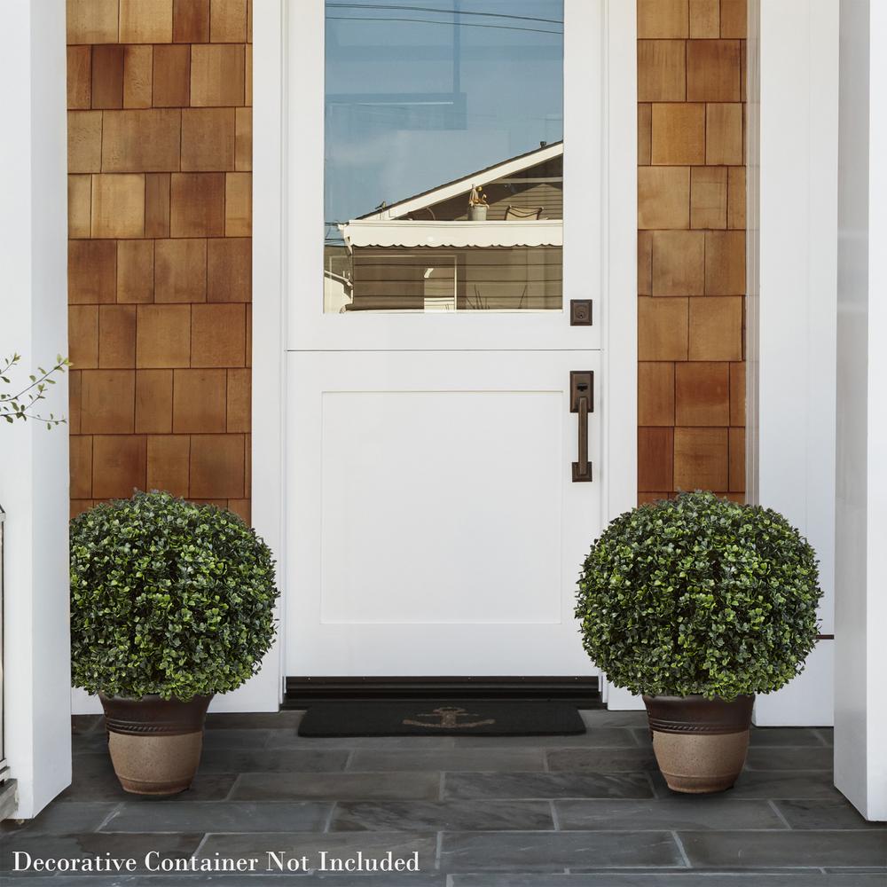 Pure Garden 23 In Realistic Faux Boxwood Topiary Hw1500141 The