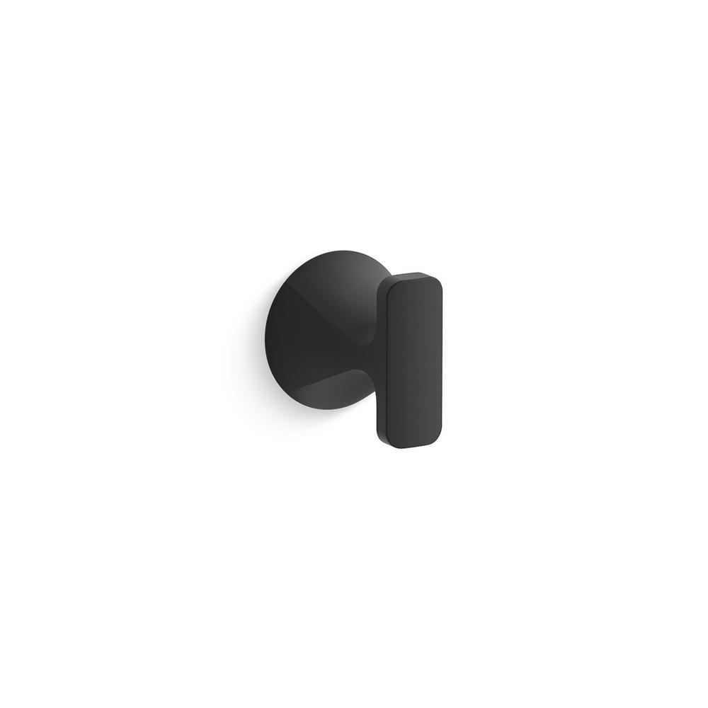 KOHLER Cursiva Robe Hook in Matte BlackKR26690BL The Home Depot
