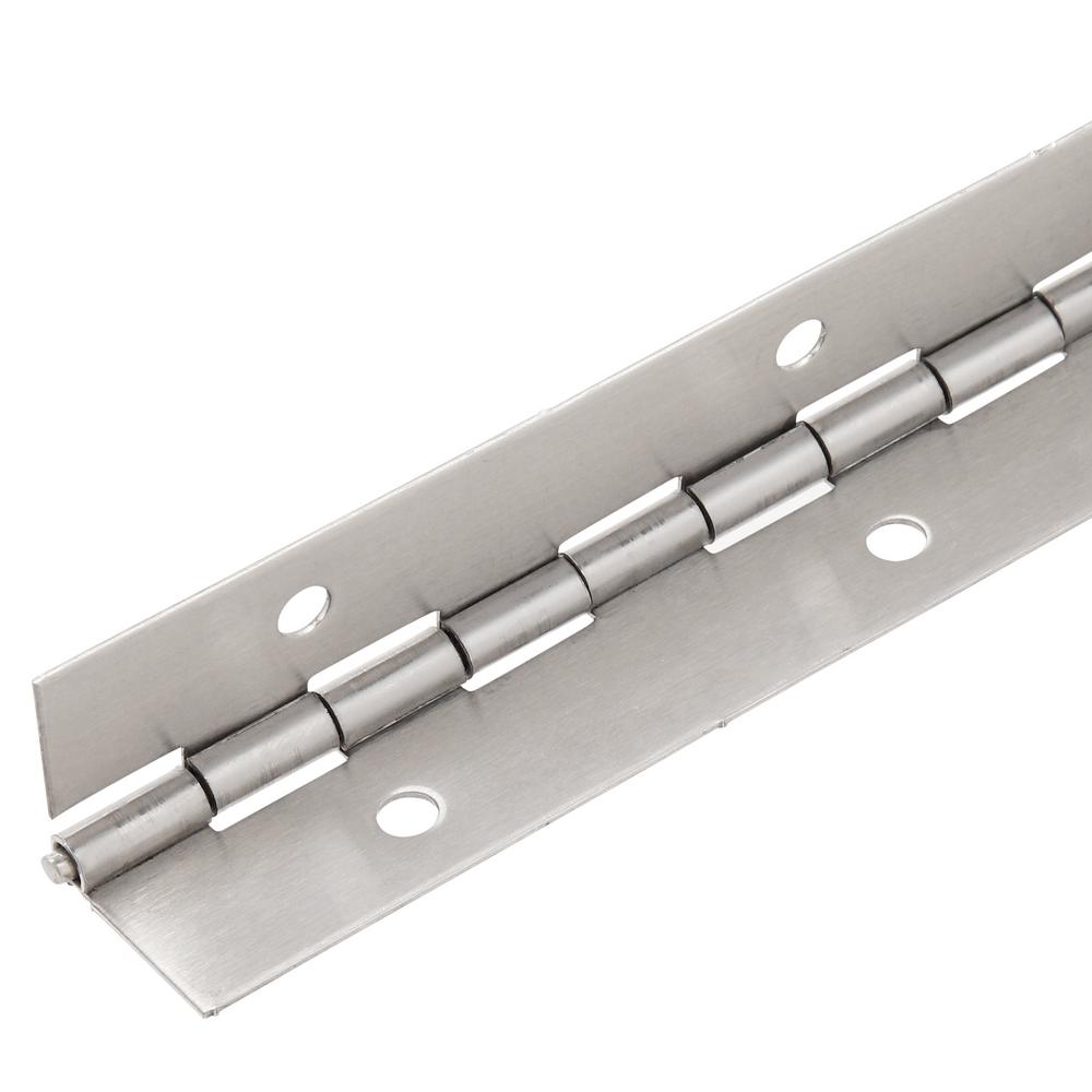 Piano Hinge Heavy Duty Marine Grade 1/" X 6ft Stainless Steel