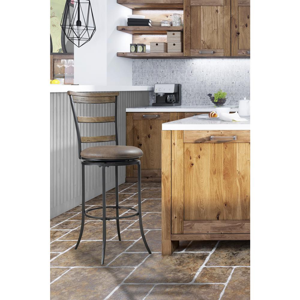 Hilale Furniture Charleston 30 In Desert Tan Swivel Cushioned Hilale Furniture Charleston 30 In Desert Tan Swivel Cushioned Bar Stool