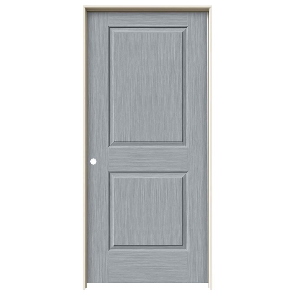 Jeld Wen 36 In X 80 In Cambridge Stone Stain Right Hand Solid Core Molded Composite Mdf Single Prehung Interior Door