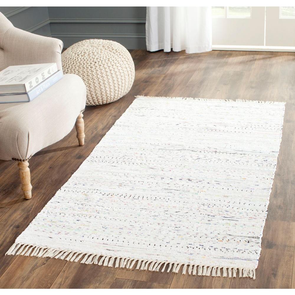Safavieh Rag Rug Ivory Multi 4 Ft X 6 Area Rar121g The Safavieh Rag Rug Ivory Multi 4 Ft X 6 Area Rar121g The Home Depot