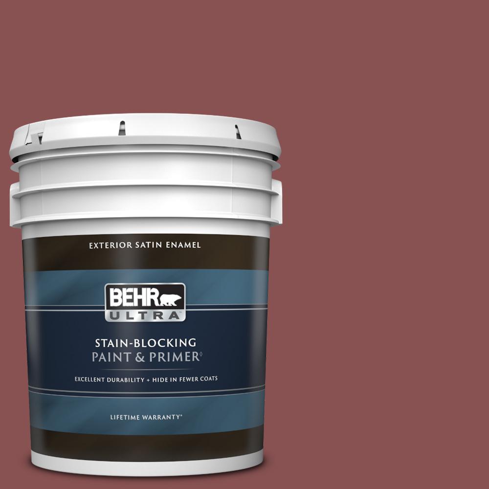 BEHR ULTRA 5 gal. ECC593 New Roof Satin Enamel Exterior Paint