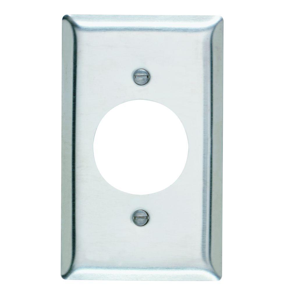 Legrand P And Seymour 1 Gang Outlet Wall Plate Legrand P And Seymour 1 Gang Outlet Wall Plate Stainless Steel