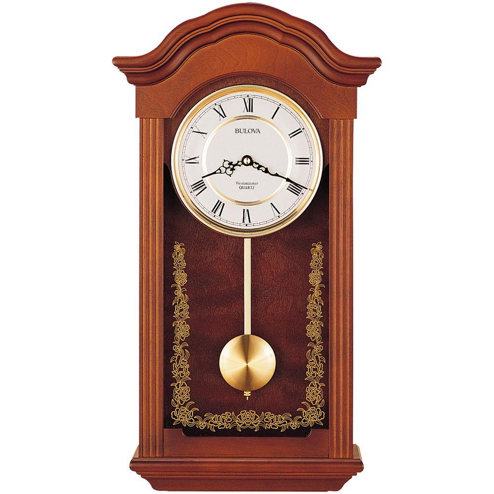 22 5 In H X 12 25 W Pendulum Chime Wall Clock 22 5 In H X 12 25 W Pendulum Chime Wall Clock