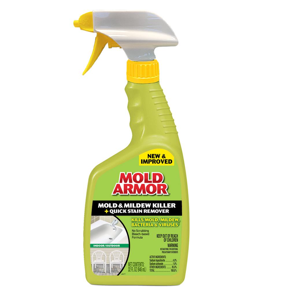 Mold Armor 32oz Mold And Mildew Killer Quick Stain Remover FG502 