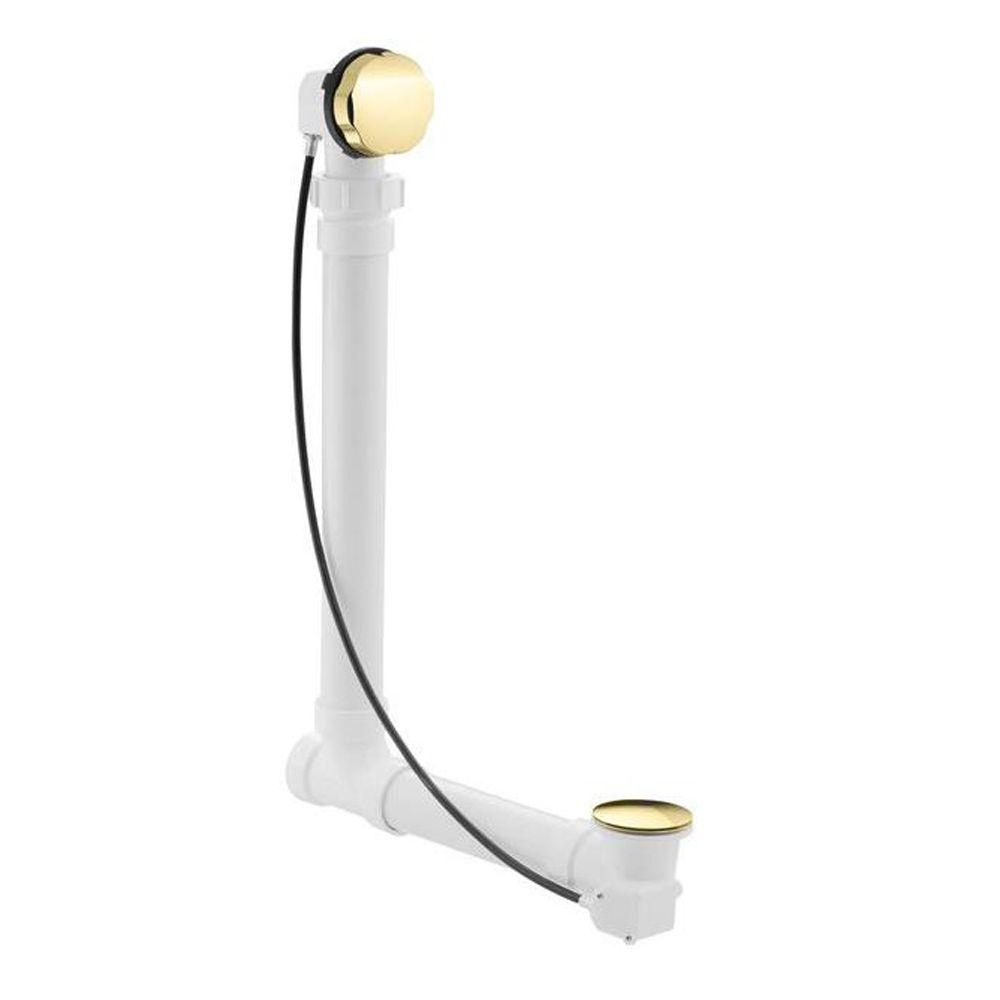Kohler Clearflow Cable Bath Drain in Vibrant Polished Brass-K-7213-PB ...