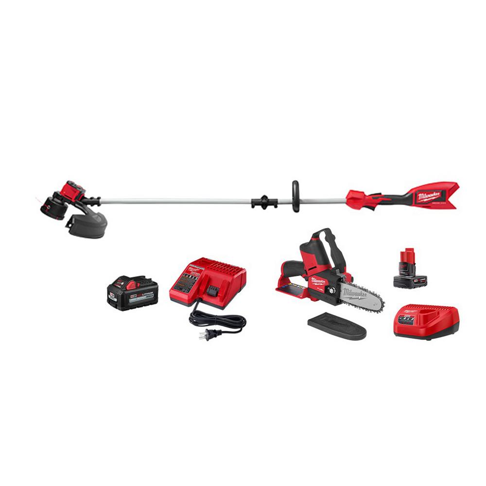 milwaukee string trimmer home depot